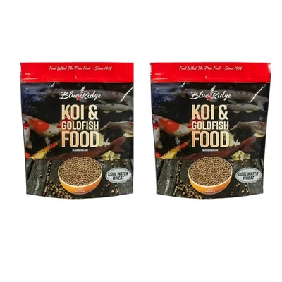 Blue Ridge Fish Hatchery "Koi & Goldfish Food" 5 or 10 LBS Cool Water Wheat Diet