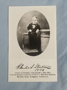Vtg "General Tom Thumb" Charles S Stratton Photo Postcard Photograph - Picture 1 of 2