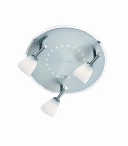 Fischer LED Deckenleuchte Energiespar Deckenspot 3x G9 20x LED Ring 210440 - Bild 1 von 1