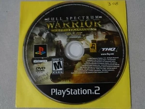 Full Spectrum Warrior Ten Hammers Playstation 2 PS2 Game Disc Only Free Ship - Picture 1 of 1