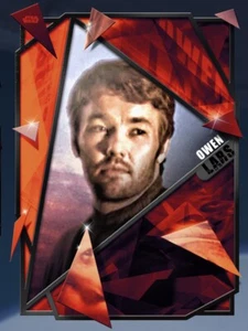 FRACTURED BLACK OWEN LARS REVENGE OF SITH LOCK-ON Topps STAR WARS CARD TRADER - Picture 1 of 1