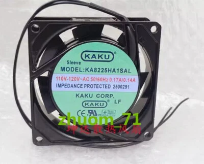 1PC KAKU KA8225HA1SAL 110V-120V 8025 Aluminum frame cabinet fan - Image 1 of 4