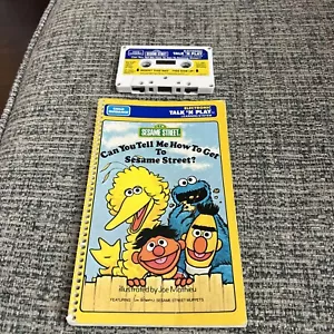 Child Guidance Talk ‘N Play Sesame Street Can You Tell Me… Book/Tape Set - Picture 1 of 11