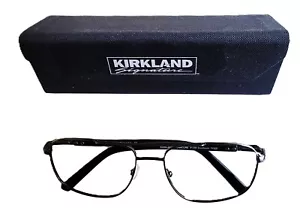 CORNICE OCCHIALI DA VISTA KIRKLAND SIGNATURE 1084 BROOKHAVEN 745671, 60-18-145 GUN/NERO - Foto 1 di 10