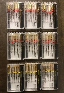 9 x Dentsply ProTaper Gold Files F2 21mm F2 25mm SX19 - Picture 1 of 1
