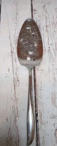 1 Oneida Community TWIN STAR Pierced All Stainless Pie Server Atomic MCM - Picture 1 of 4