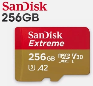 Karta pamięci SanDisk Micro SD Extreme 256GB Class 10 190MB/s + adapter - Zdjęcie 1 z 1