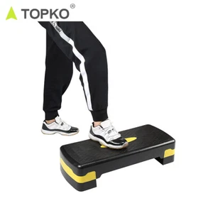 Topko Aerobic Exercise Step Stepper Riser Workout Cardio Fitness Bench Block Fro - Picture 1 of 4
