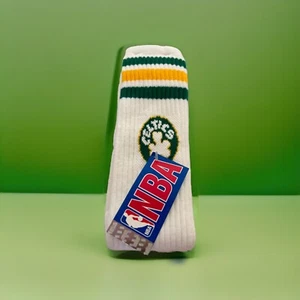 Mens Vintage NBA Boston Celtics Socks Print Made In USA Size 10-13 NOS - Picture 1 of 4