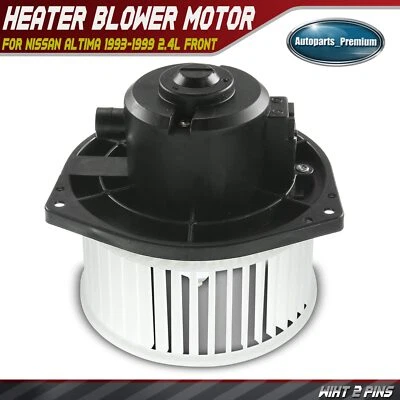 Motor soplador HVAC con jaula de ventilador para Nissan Altima 1993-1999 2,4 L delantero 27220-9E000 Foto 1 de 4