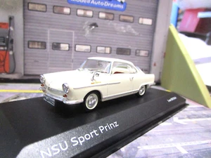 NSU Wankel Sport Prinz Coupe bianco crema 1959 - 1967 Minichamps 1:43 - Foto 1 di 5
