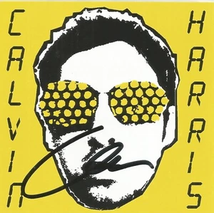MUSIC: CALVIN HARRIS SIGNED 'I CREATED DISCO' CD ALBUM SLEEVE+COA - Picture 1 of 1