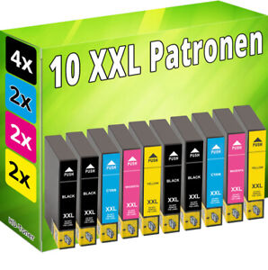 10x CARTUCHO DE TINTA XL para EPSON XP102 XP202 XP205 XP212 XP215 XP302 XP305 HOME