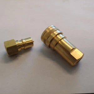 1/4" ISO-B Coupler Carpet Cleaning - 1/4" Brass Quick Disconnect QD - Picture 1 of 1
