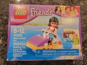 LEGO 41000 FRIENDS ~ WATER SCOOTER FUN ~ NISB Retired KATE flippers jet dock ski