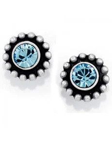 Brighton Twinkle Mini Post Earrings Style J20496 - Aqua Blue - Picture 1 of 4
