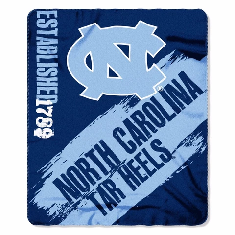 North Carolina Tar Heels Fleece Throw 50  x 60 University Cover