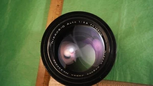 ES78 Nikon Lens NIKKOR-Q Auto f/2.8 135mm Vintage Nippon Kogaku NIKON F - Picture 1 of 9