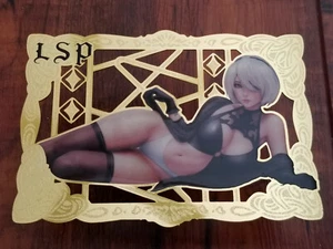 YoRHa No. Tarjeta LSP de metal dorado Goddess Story 2 tipo B / 2B - Nier: Automata - Goddess Story - Imagen 1 de 4