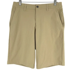 Lululemon Commission Short Relaxed Men's Size 30 Tan Polyester Casual L-2104 - Picture 1 of 7