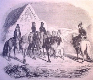 Holzstich - Habitants de l´interieur de l`Islande ...Reykiavik - 1838  - Bild 1 von 1