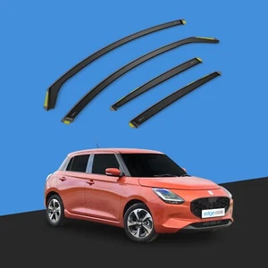 SUZUKI SWIFT MK7 2024-Onwards 5 Door Hatchback Wind Deflectors 4pc Tinted - Picture 1 of 10