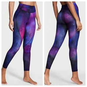 VS VICTORIAS SECRET PINK SWEAT ON POINT PANT TIGHT LEGGING SWEATS GALAXY L/14 - Picture 1 of 6