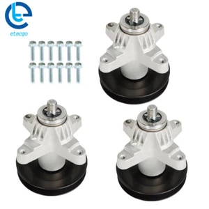 3 Set Spindle Assembly For Cub Cadet For Troy Bilt 50” 54” 918-04126 618-04125A - Picture 1 of 12
