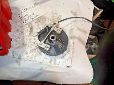 Yamaha YZ250K  YZ 250/490 1983 AHRMA Double Leading Front Brake Plate/Panel - Image 1 of 4