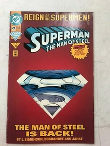 DC Superman Man of Steel  No 22 Jun 1993 Comic Book - Picture 1 of 5