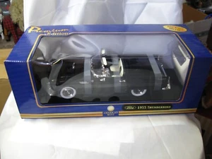 American Mint BRAND NEW Black1955 Ford Thunderbird convertible w/hard top SUPERB - Picture 1 of 13
