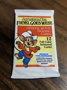 An American Tail: Fievel Goes West Trading card sealed Pack by Impel 1991 - Bild 1 von 2