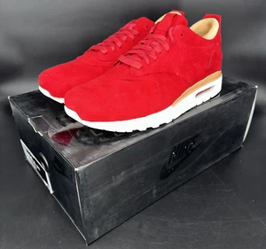 Nike Air Max 1 Royal Gym Rojo Talla 10.5 847671 661 Zapatilla Gamuza - Imagen 1 de 18