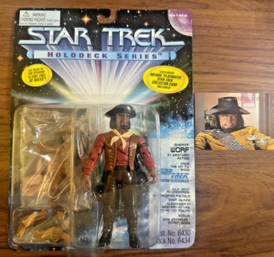 Sheriff Worf & Alexander Star Trek Holodeck Series 1995 Playmates Action Figure - Image 1 of 4