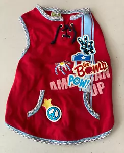 Wag-A-Tude Red Dog clothes festive for small dogs - Picture 1 of 3