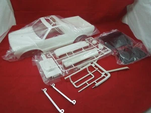 TAMIYA SUBARU BRAT BODY + plastic set NEW White hard plastic , windshield parts - Picture 1 of 6