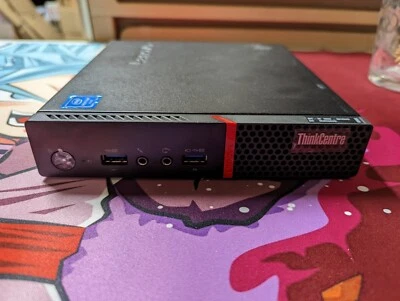 Lenovo ThinkCentre M600 Tiny PC 128GB 4GB RAM Pentium J3710 1.6GHz Win10 Wi-Fi - Image 1 of 4