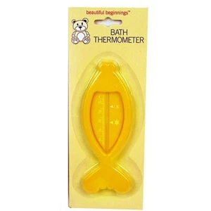 Beautiful Beginnings Baby Bath Thermometer Fish Yellow - Picture 1 of 1