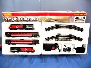 HORNBY No. R 1023 CLASS 43 HST 125 VIRGIN TRAIN SET. VN MIB - Picture 1 of 10