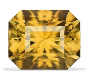 5,45ct Excellent Achteck Gelber Zirkon 100% Naturerde abgebaut - Bild 1 von 6