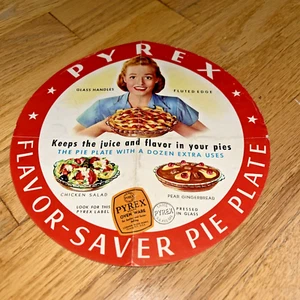 PYREX 1945 PIATTO TORTA SALVA AROMI Pubblicità circolare - Foto 1 di 4