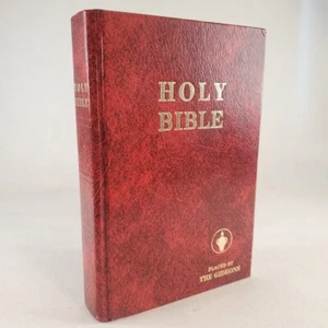 KJV Holy Bible Placed By The Gideons International (HardCover) 1985 - Foto 1 di 24