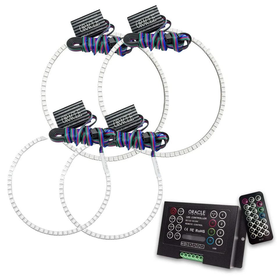 Kit de halo de faros LED para Jeep Grand Cherokee Oracle 08-10 con controlador 2.0 Foto 1 de 1