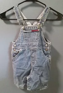Tommy Hilfiger Overalls Toddler 18-24 Months Denim Bib - Picture 1 of 8