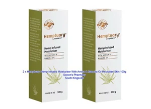 2 x Hemptuary Hemp Infused Moisturiser With Arnica & Manuka Oil 100g = 200g - Picture 1 of 5