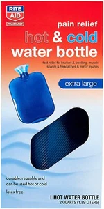 Hot & Cold Water Bottle by Rite Aid, Pain Relief, Extra Large, Latex Free - Picture 1 of 7