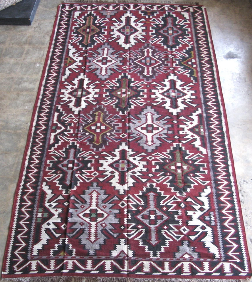 Кавказский ковер килим Кавказские горы Куба Ширван ручной работы шерсть пашалы - Изображение 1 из 3