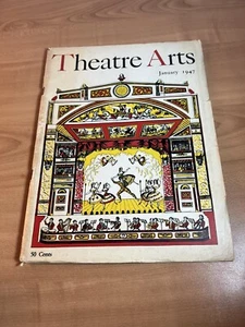 Theatre Arts January 1947 Magazine Vintage - Picture 1 of 9