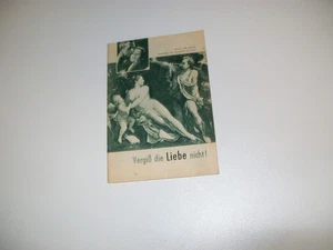 ✅  sehr  alter beate uhse katalog vegiß die LIEBE nicht  #138 - Bild 1 von 5