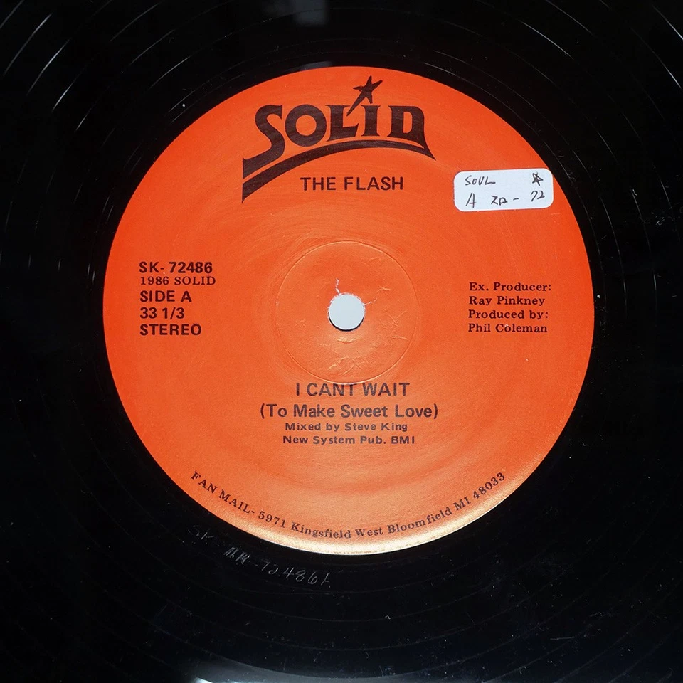 FLASH I CAN'T WAIT SOLID SK72486 US VINYL 12 - Bild 1 von 1